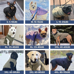 Spark Paws dog winter jacket side profile reveals leash hole for easy harness access