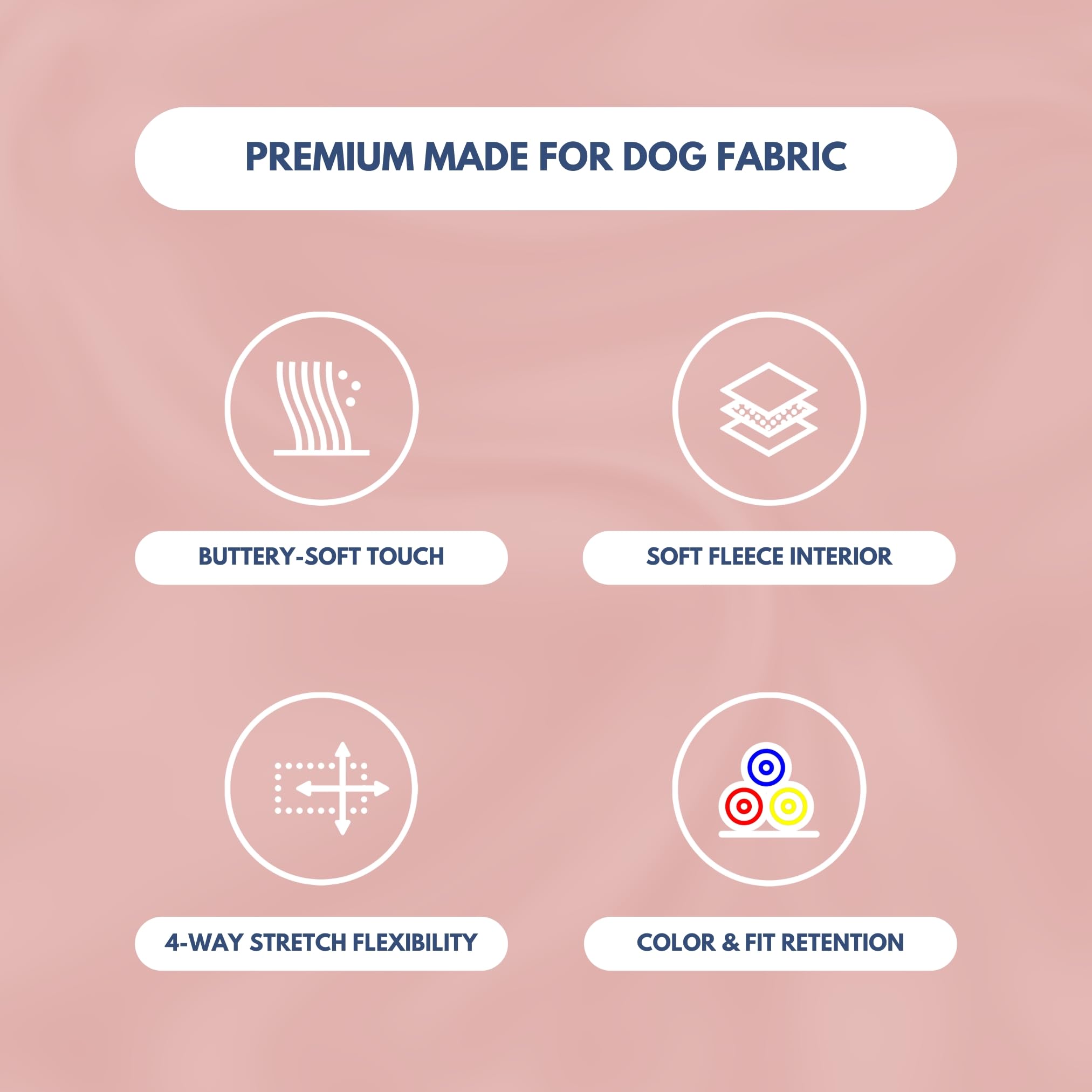 Spark Paws dusty-pink dog hoodie broad-chest fit suits French Bulldogs and Pit Bulls