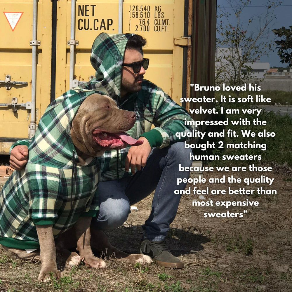 Spark Paws Human Hoodie cozy fleece interior provides extra warmth and comfort.