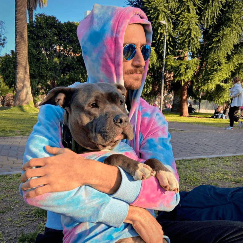 Spark Paws hoodie with drawcord hood, adjustable warmth for chilly days