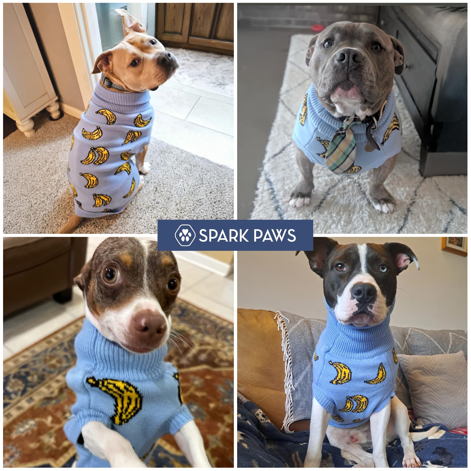 Spark Paws knit-dog-sweater-easy-care-machine-wash keeps care simple