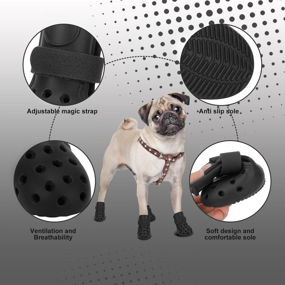 SparkleToppers dog shoes Velcro strap easy on-off secure fit