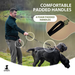 SparklyPets no-tangle swivel prevents leash twists during walks.