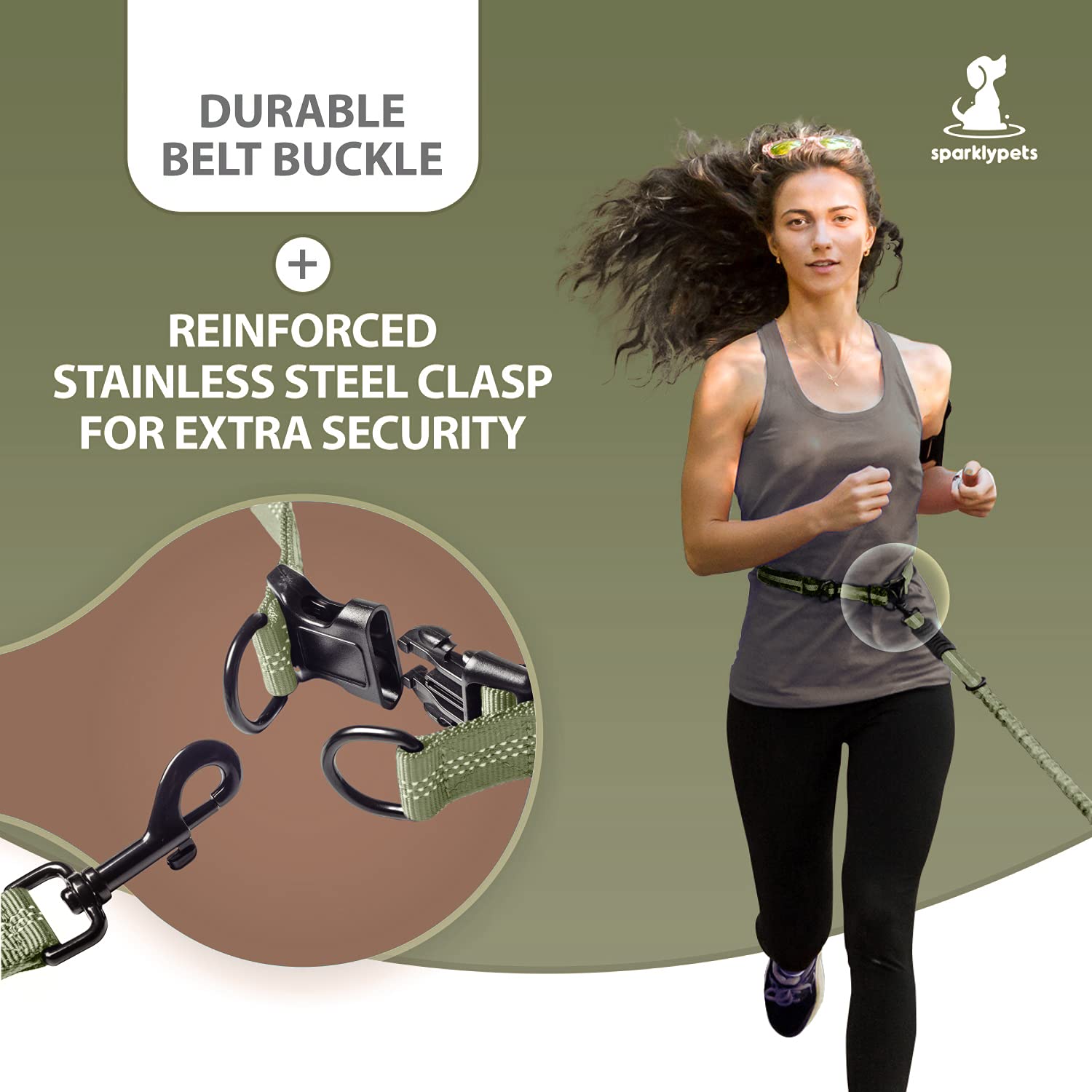 SparklyPets two-dog leash in use for multi-pet walks.