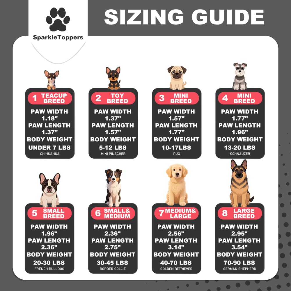 SparkleToppers dog shoes Velcro strap close-up for easy-on secure fit