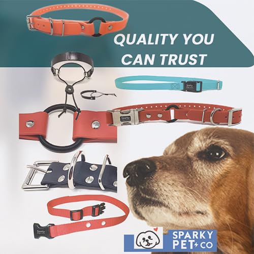 Sparky Pet Co Apollo strap easy-care after muddy play or water fun.