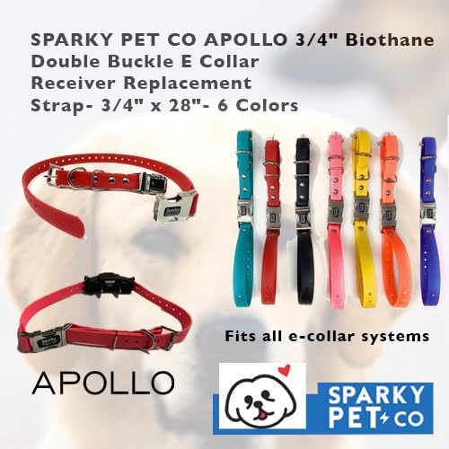 Sparky Pet Co Apollo strap usa-made durable build for pet safety.