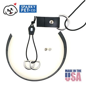 Sparky Pet Co eCollar replacement strap black universal fit for 3/4 inch collars