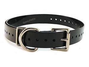 Sparky Pet Co replacement strap closeup highlights durable 3/4-inch width for training.
