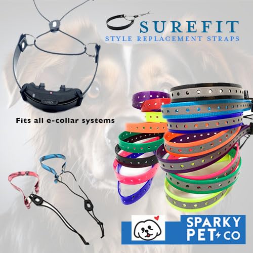 Sparky Pet Co Surefit ECollar Strap nexus wheel lock secures the receiver reliably.