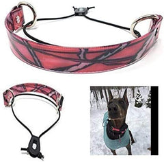 Sparky Pet Co 3/4 E Collar easy-fit band in pink-black camo Biothane for secure training.