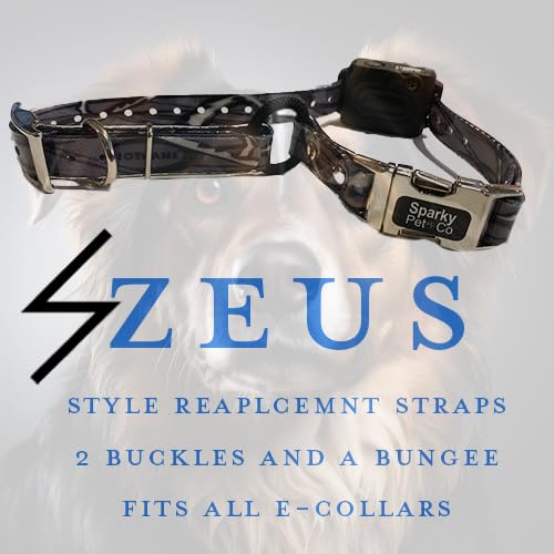 Sparky Pet Co Zeus ecollar replacement strap waterproof Biothane for outdoor use