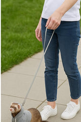 Spartan Atlantic gray ferret 48-inch leash extended for flexible exploration