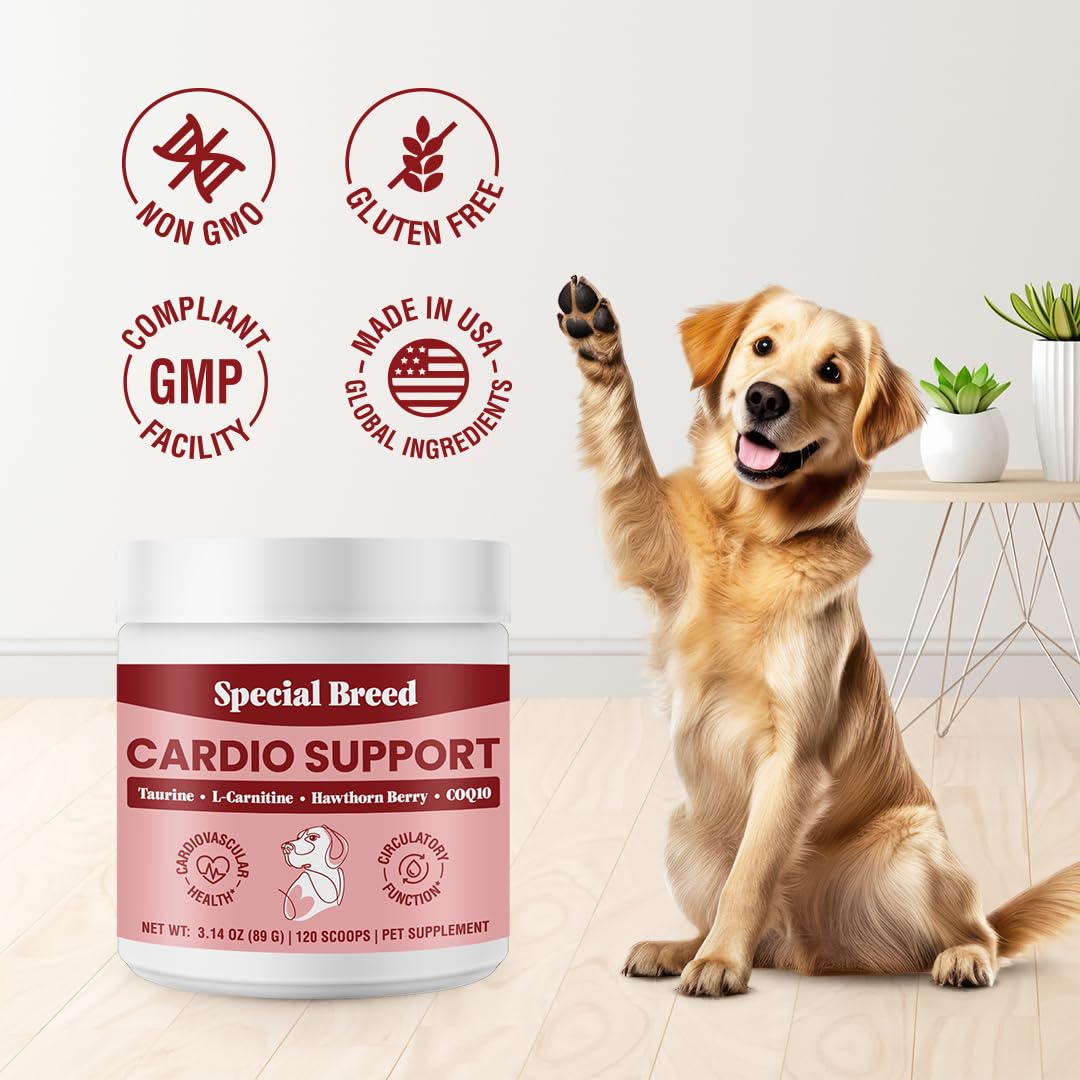 Special Breed Cardio Support hawthorn berry image showcases organic heart support.