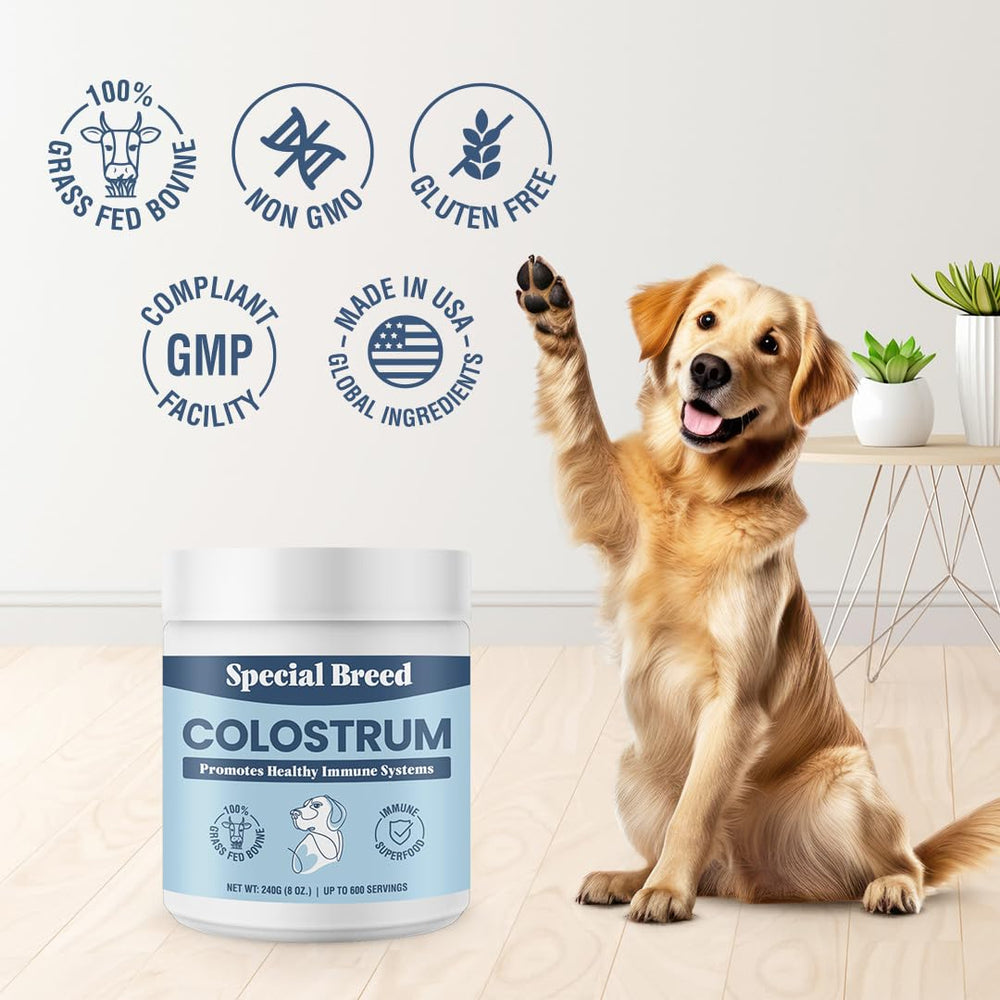 Special Breed GMP USA facility label emphasizes manufacturing standards and safety