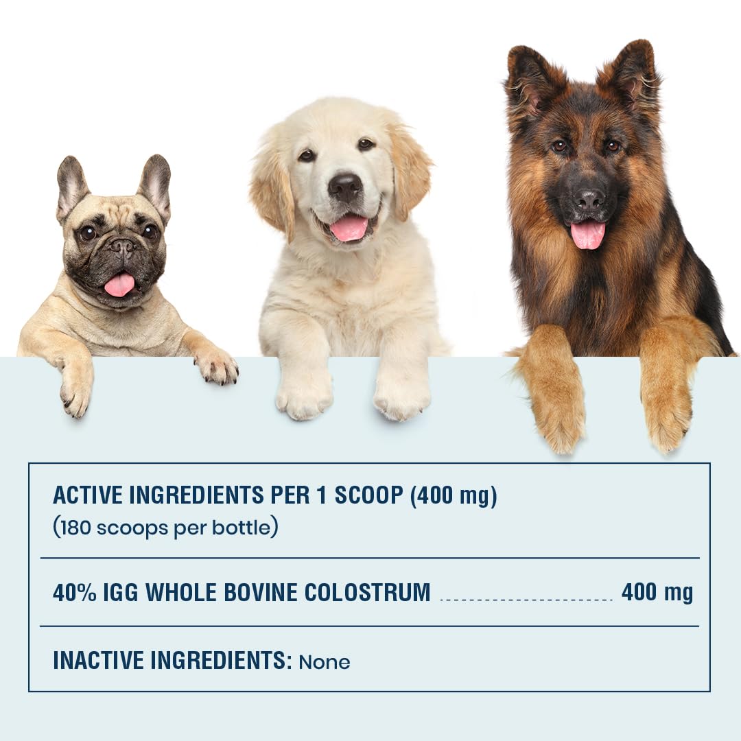 Special Breed bottle close-up highlighting IgG concentration for immune support.