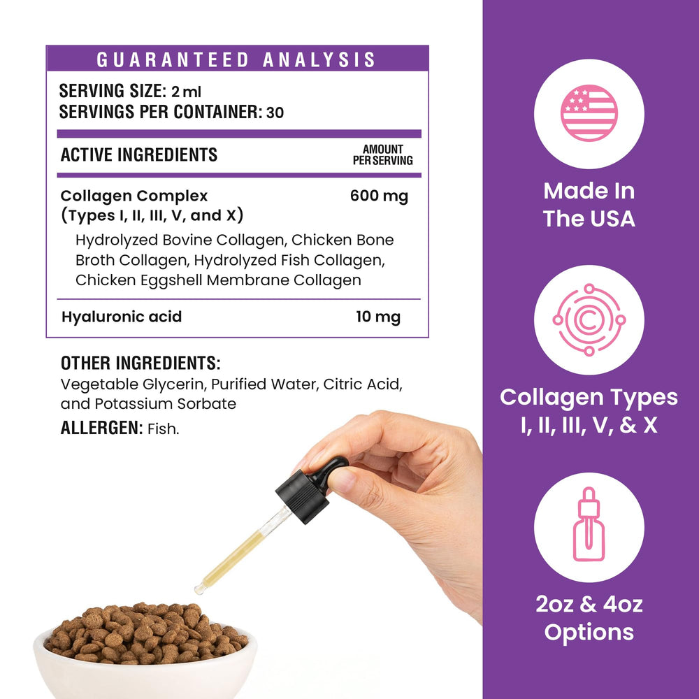 Special Breed premium collagen dogs FDA GMP facility label emphasizes quality manufacturing