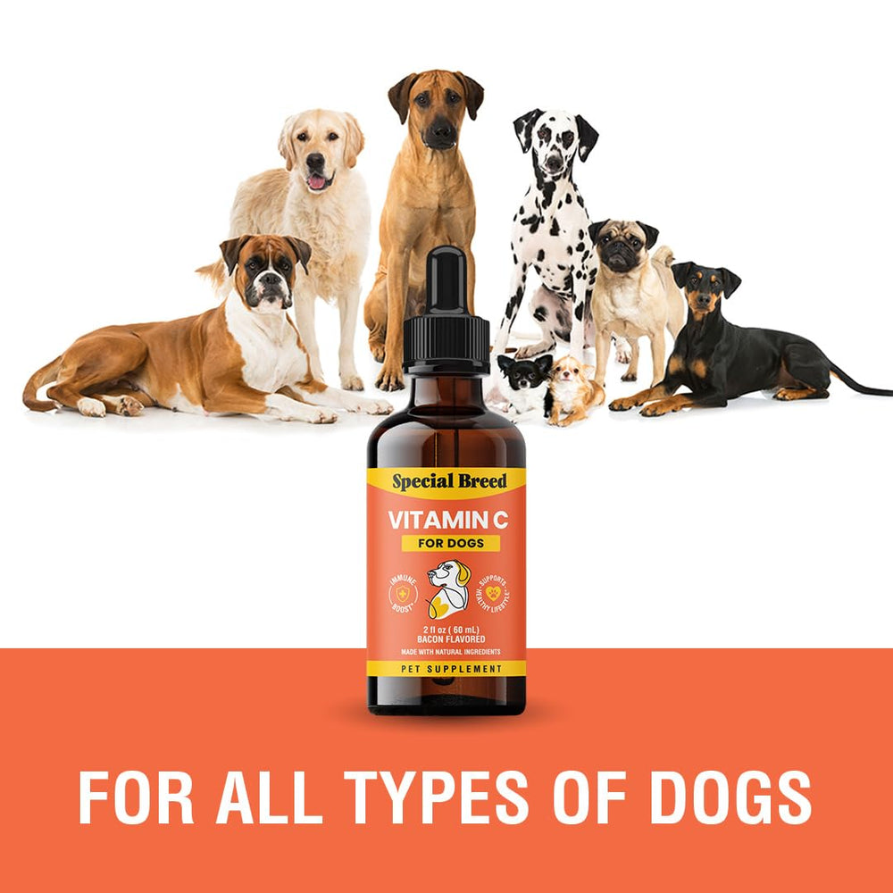 Special Breed Vitamin C for Dogs dosing spoon for easy, precise servings