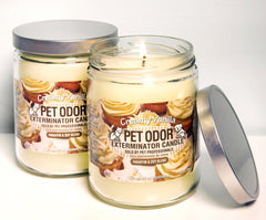 Specialty Pet Products Odor Exterminator Candle packaging for two-pack convenience