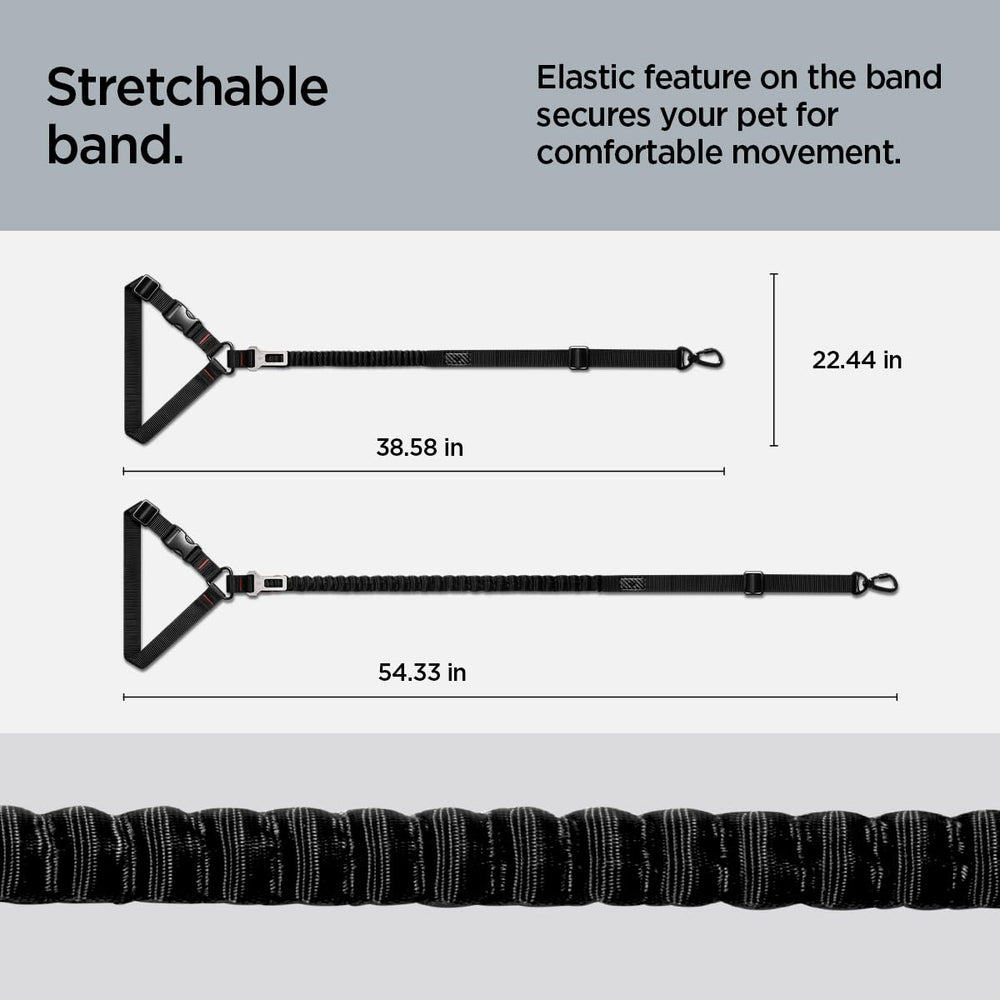 Spigen Universal 2-in-1 retractable seat belt detachable ring enables quick installation