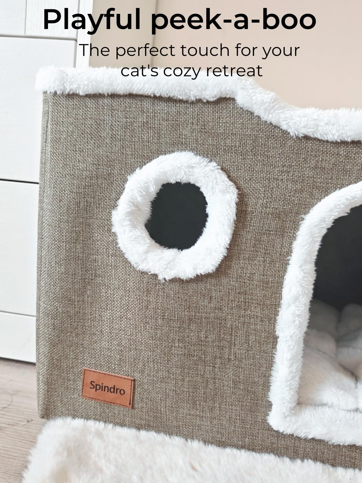 Spindro cat scratch pad sisal board promotes healthy claw engagement
