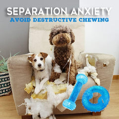 SPOFLY teething toy with treat dispensing feature boosts engagement and breaks boredom