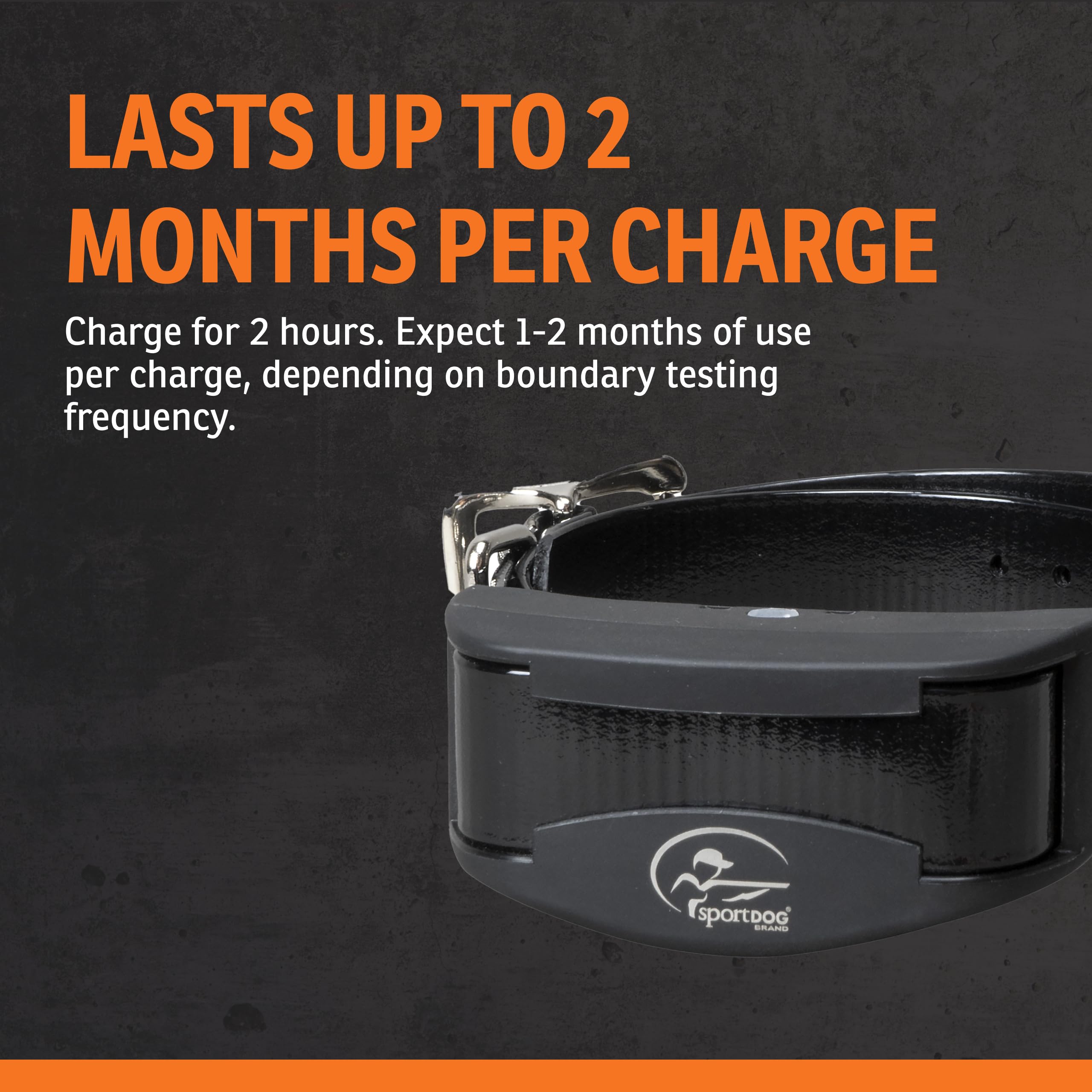 SportDOG DryTek submersible collar supports 25-foot water exposure during outdoor use.