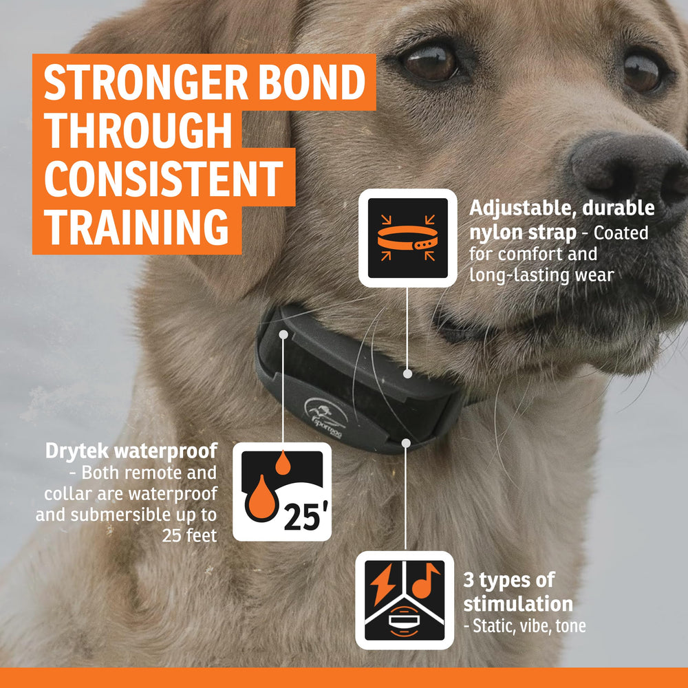 SportDOG FieldTrainer 425X quick-charge battery powers long training sessions