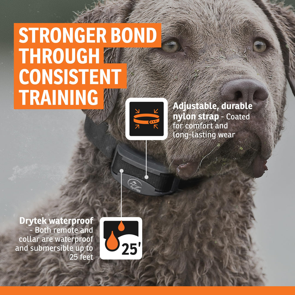 Quick-charge battery on SportDOG FieldTrainer 425XS reduces downtime.
