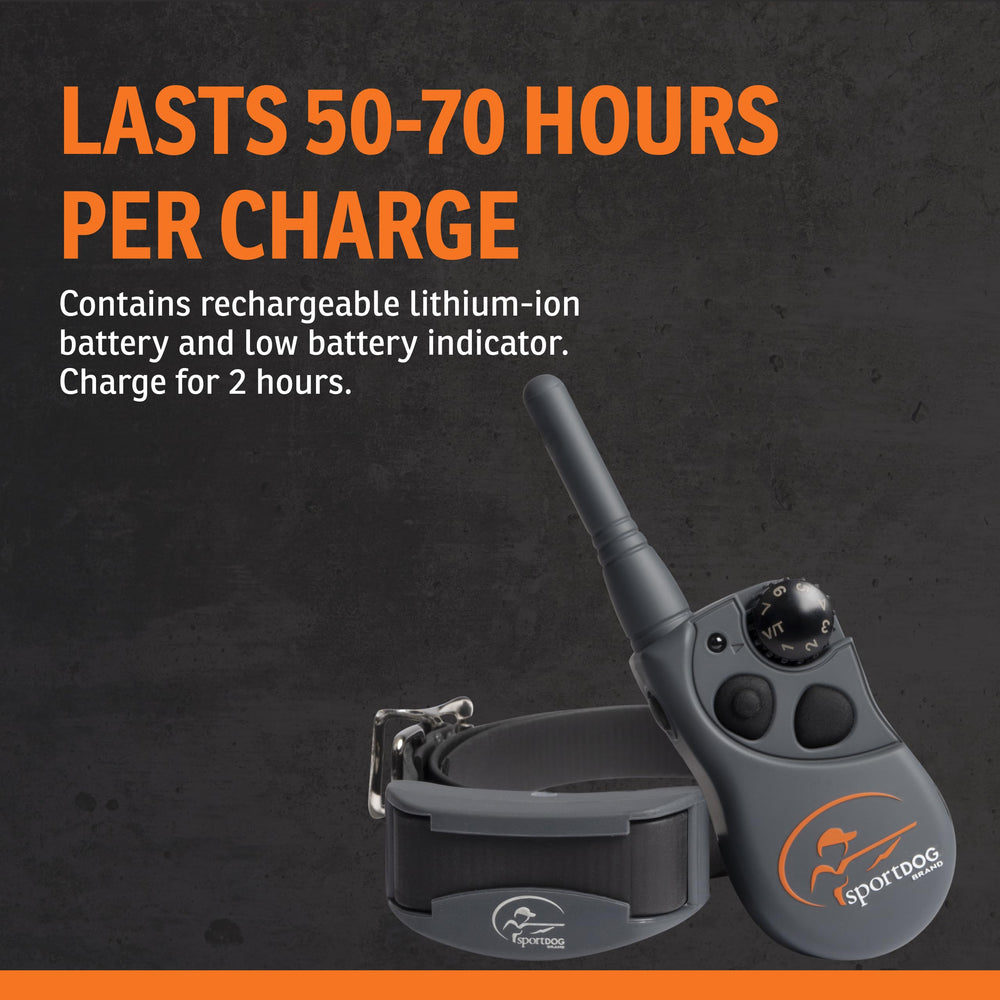 Rugged strap on SportDOG FieldTrainer 425XS withstands harsh field conditions.