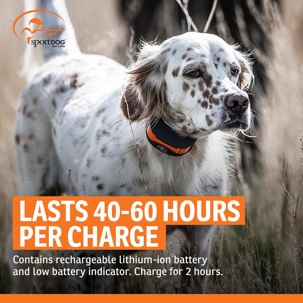 SportDOG low-battery indicator helps planned recharges