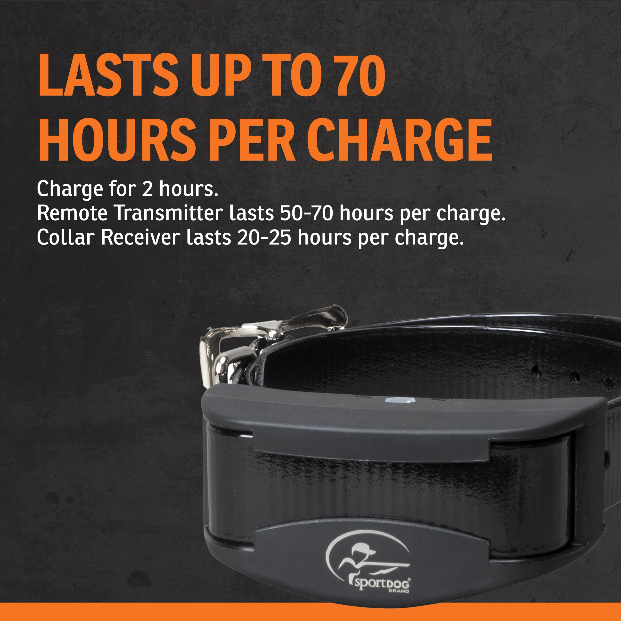 SportDOG YardTrainer 100S battery indicator helps manage charging