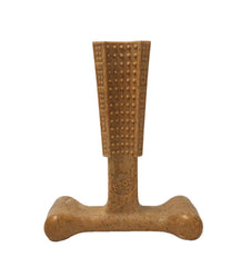SPOT Bam-Bones Plus raised-nubs chew toy promotes gum massage and mouth-stimulation during chews.