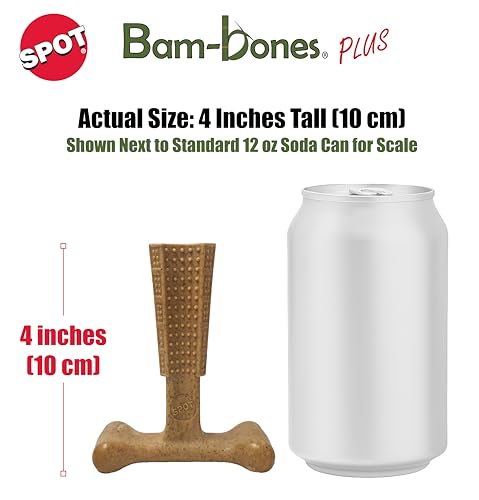 SPOT Bam-Bones Plus T-Bone bamboo-nylon construction signals long-lasting durability.
