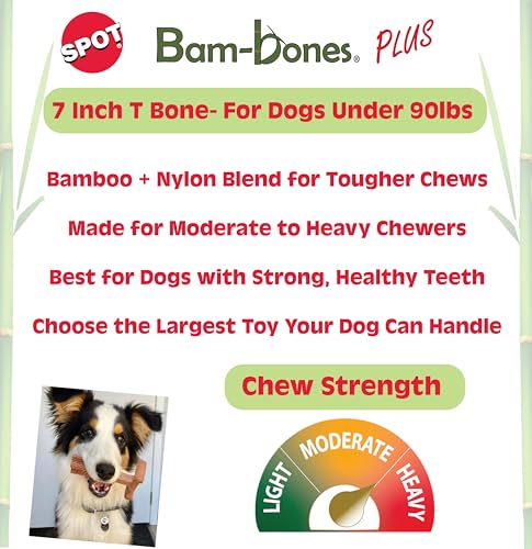 SPOT Bam-Bones Plus T Bone side texture highlights raised nubs for grip