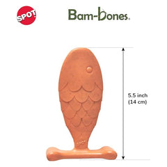 SPOT Bam-Bones textured surface helps control plaque and tartar buildup.