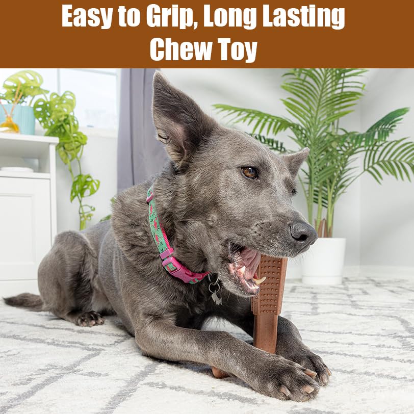 SPOT Bam-Bones Plus T-Bone for-super-chewers withstands heavy chewing indoors or outdoors.