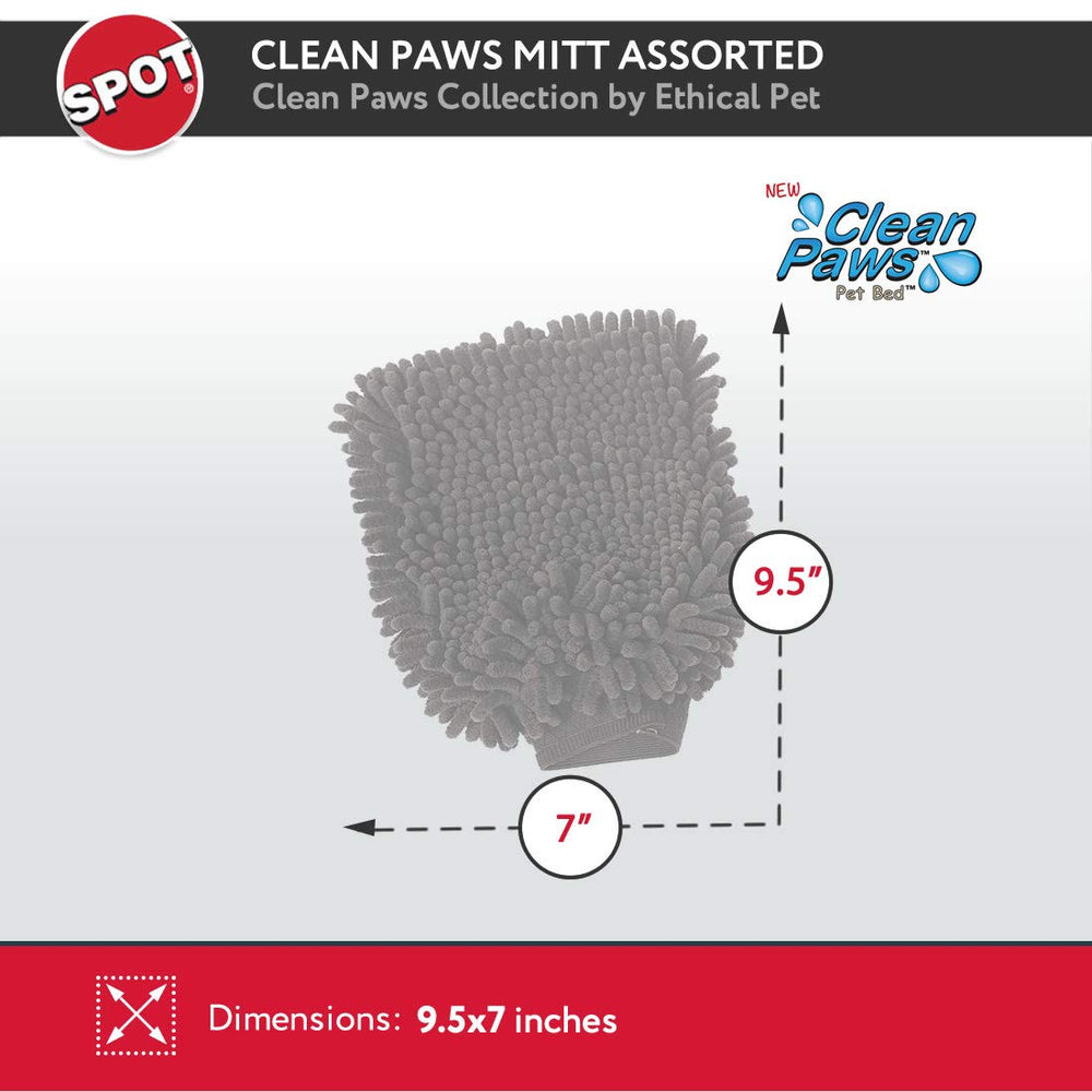 SPOT Clean Paws mitt stays odor-free between uses.