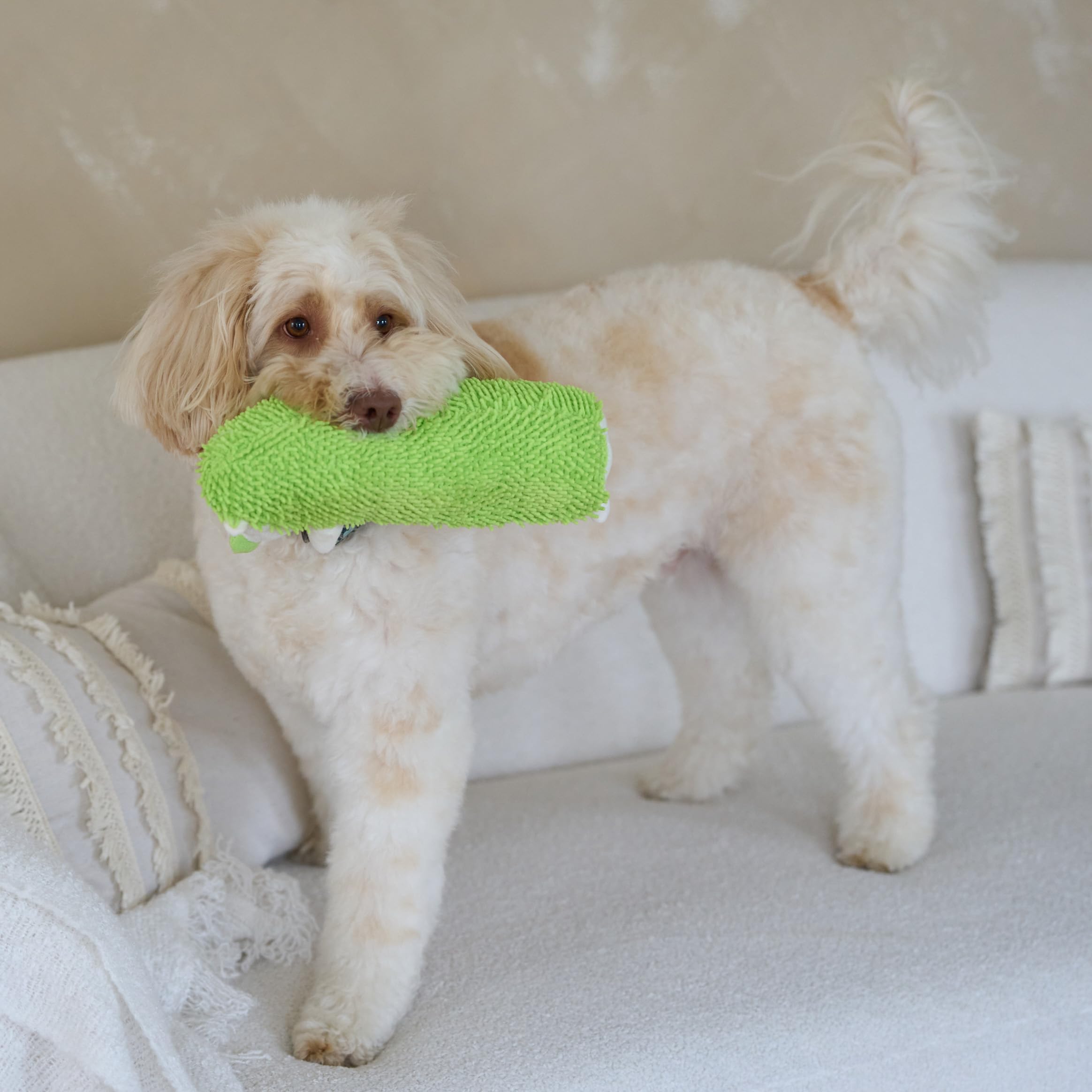 SPOT Gigglers Hedgehog enables safe indoor play with soft yet resilient fabric