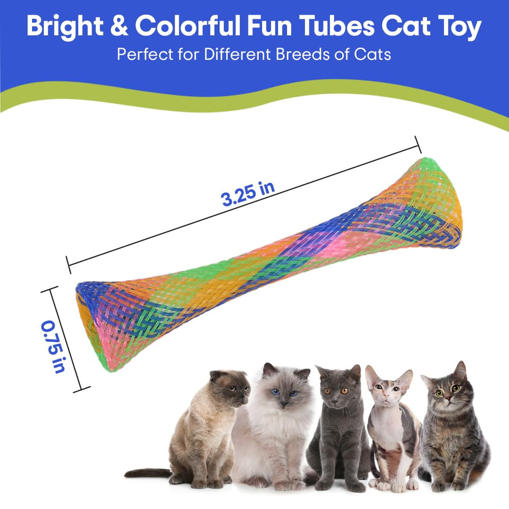 SPOT Kitty Fun Tubes action-friendly exercise shot highlights physical activity