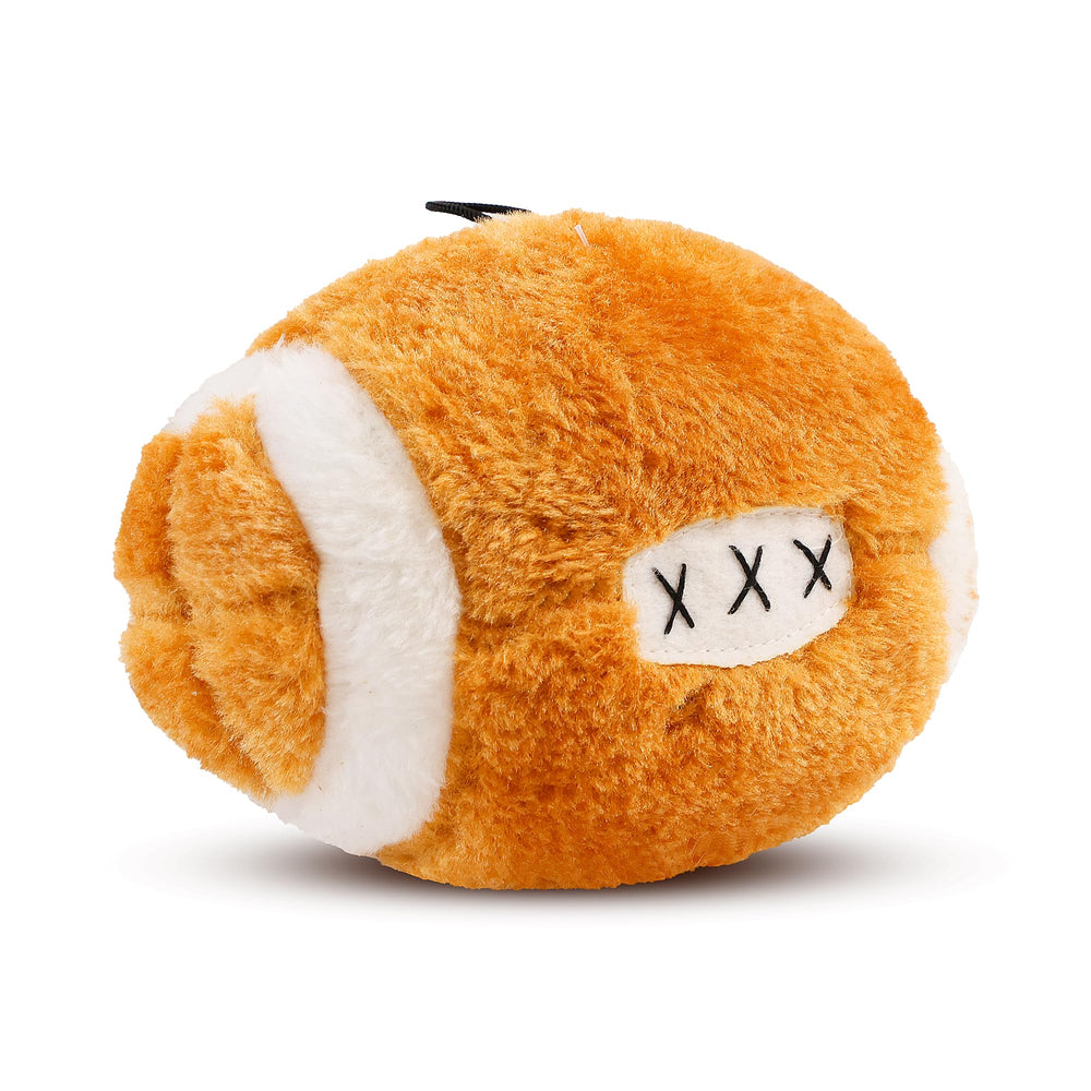 SPOT Plush Football Dog Toy with Squeaker for interactive fetch and cuddling