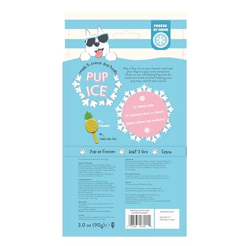 SPOT Pup Ice fruity-pineapple summer snack for dogs