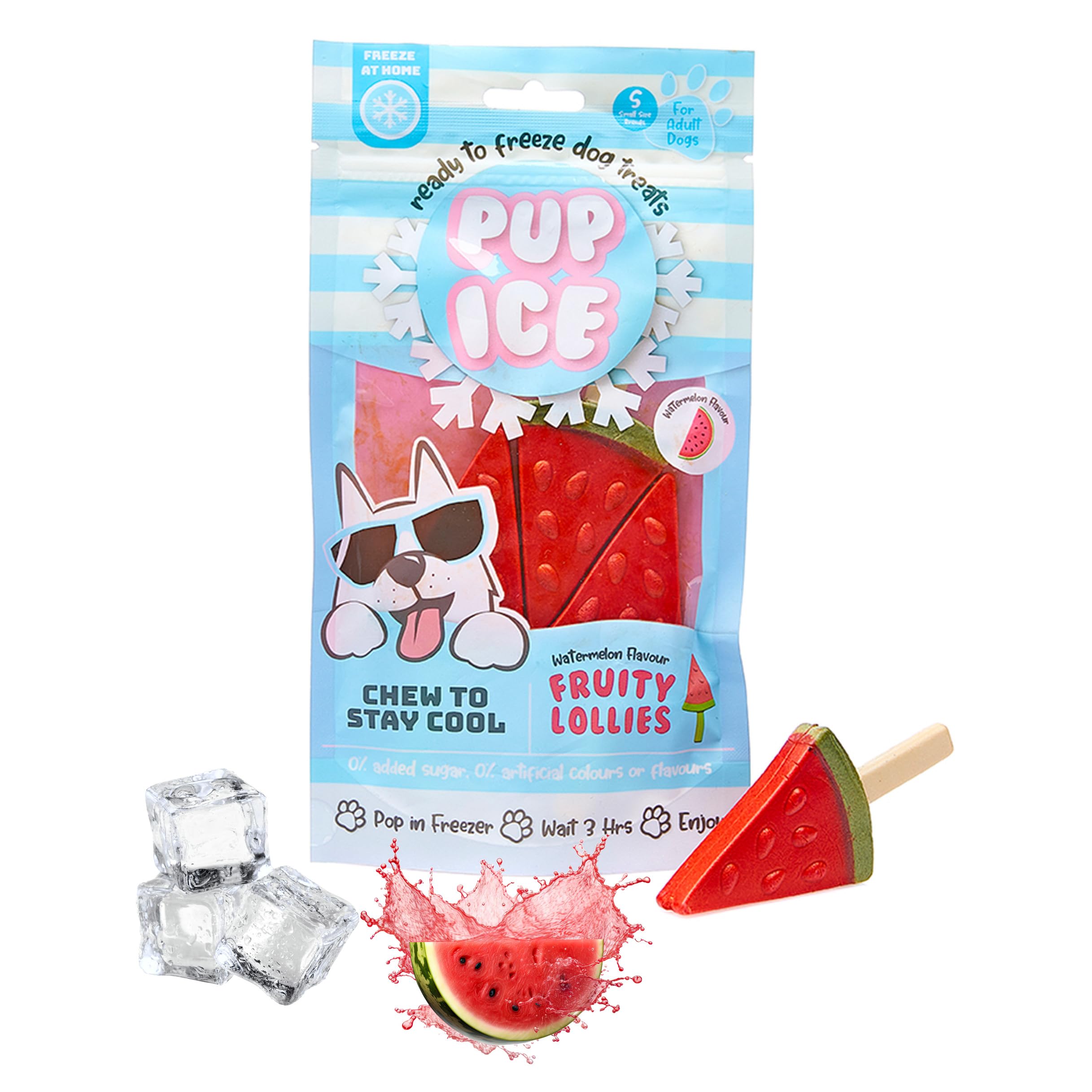 SPOT Pup Ice packaging front for freeze-at-home treats.