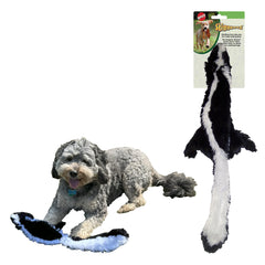 SPOT Skinneeez Skunk 23-inch full view shows a mess-free, durable play companion.
