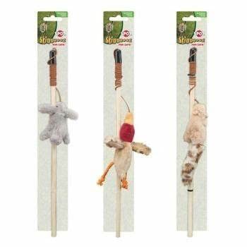 SPOT Skinneeez Teaser Wands Catnip pack of 3 for extended interactive play