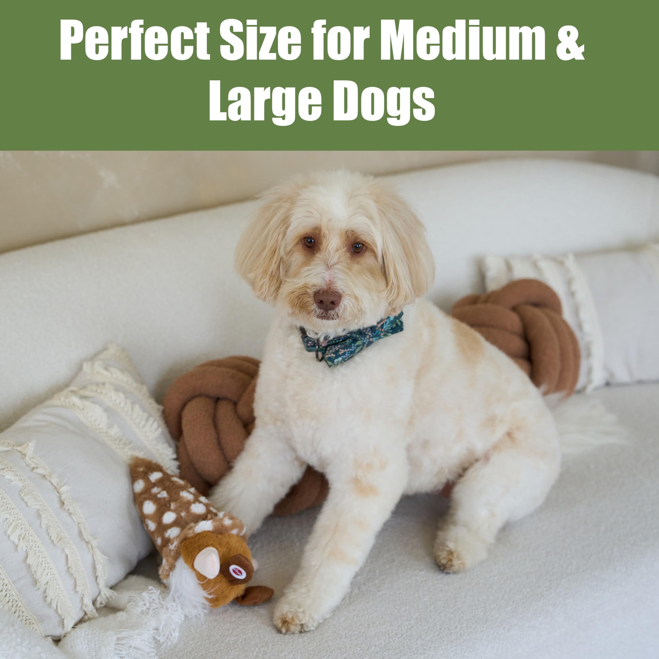 SPOT Woodsy Gnome crinkle sound promotes curious and engaged play.