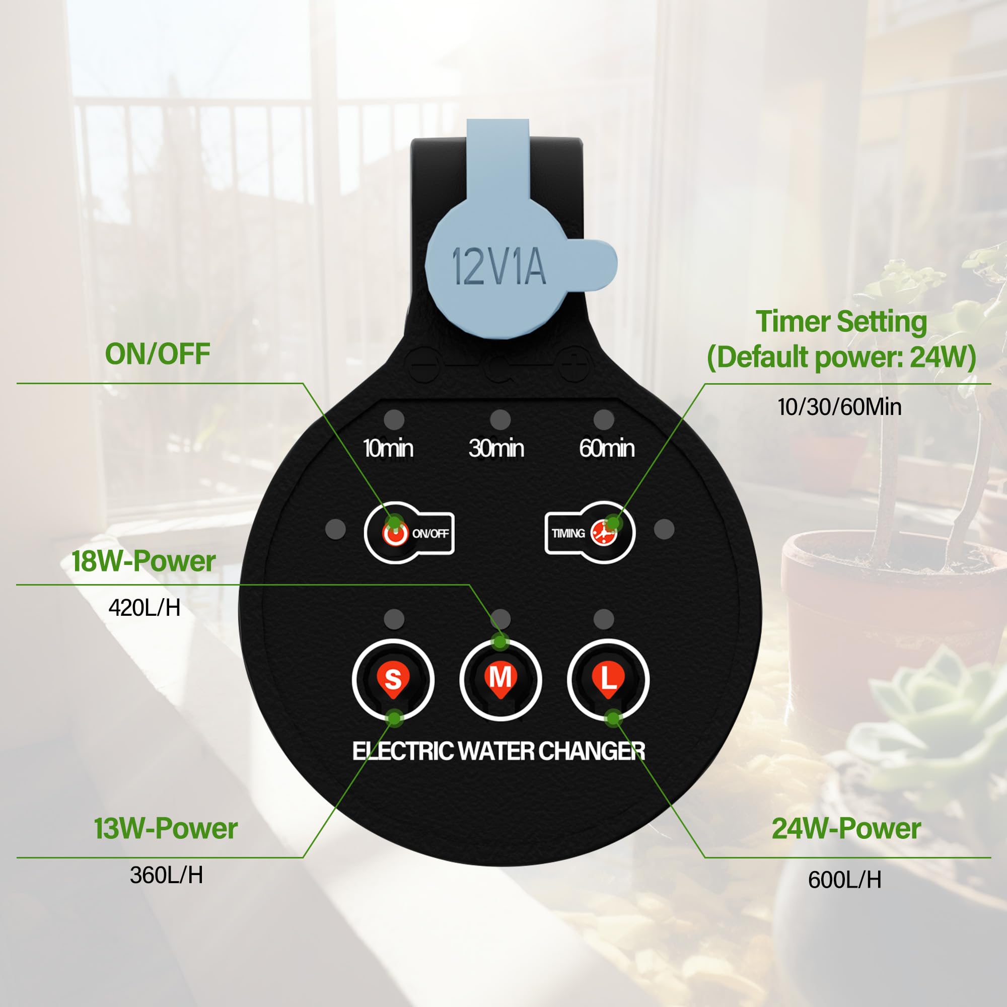 SPOWAY aquarium-in-use shows easy setup and efficient cleaning in everyday use.
