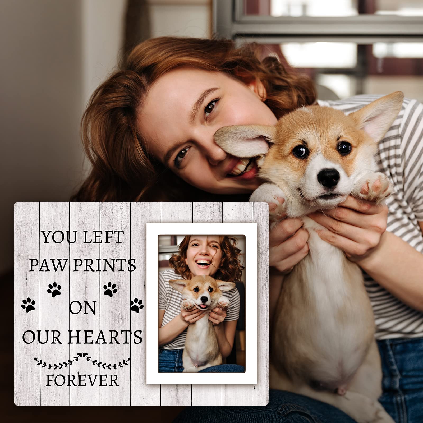 Spricoz dog memorial frame gift-ready design suits pet loss sympathy gifts.