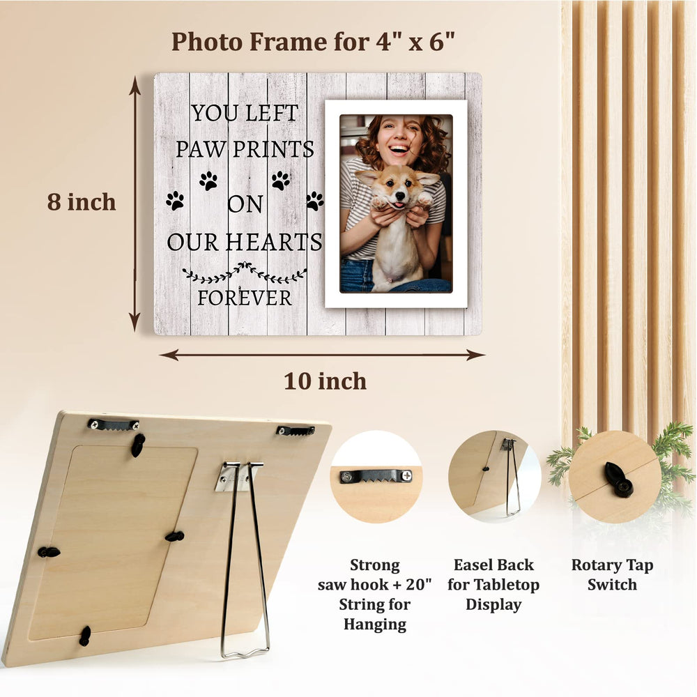 Spricoz dog memorial frame packaging ensures thoughtful memorial gift presentation.