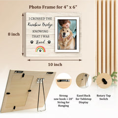 Spricoz Rainbow Bridge frame tabletop display—keep memories within reach on desks and shelves.